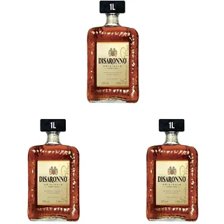 DISARONNO Originale (1 x 1000 ml) – italienischer Amaretto Likör mit süßem, fruchtigem Aroma nach Bittermandel und Vanille – ideal für Cocktails, Longdrinks, auf Eis oder pur – 28% Alk.