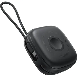 Swissten Swissten, Voltbox MagGO 10000 mAh mit USB-C- und Lightning-Kabeln, Schwarz - Schwarz