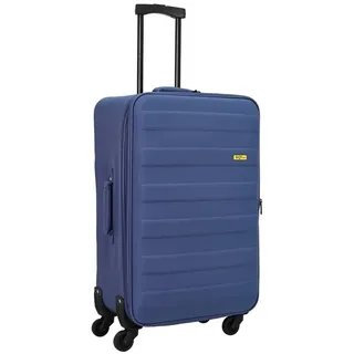 SIGN German Design Koffer Stoffkoffer Weichgepäck Trolley 4 Rollen (M/L/XL/Set) blau