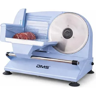 DMS Allesschneider, Brotschneidemaschine - Blau - 400 Watt - Edelstahlklinge - Blau