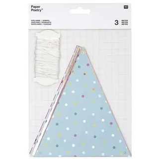 Rico Design Girlande Bunte Wimpel