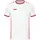 Kurzarm weiß/sportrot 140