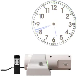 ExoticaBlend Projektionsuhr für Schlafzimmer, Projektion an Deckenwand, Projektoruhr mit Fernbedienung, Uhr für Schlafzimmer, Wohnzimmer,White