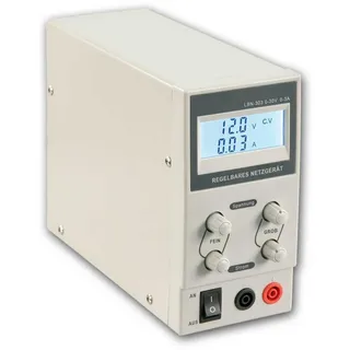 McPower Labornetzgerät LBN-303 0-30 V, 0-3 A regelbar, LC-Anzeige"