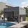 mit Seitenwand Anthrazit 11 cm Alu-Gestell 3 x 3 m
