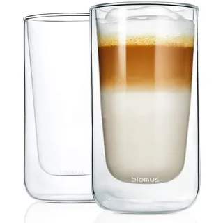 BLOMUS NERO Thermo-Latte Macchiato Glas 0,32 l 2 St.