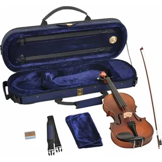 Steinbach Violine 1/8 Geige im SET Ebenholzgarnitur angeflammter Boden, Ja