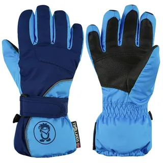 TROLLKIDS Troll Handschuhe - Navy / Medium Blue - 4