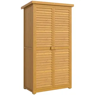 Outsunny Geräteschrank 0,47 x 0,87 m Natur