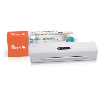 Peach Professional Highspeed Laminator A3 - schnell startklar nur 60 Sekunden vs. 3-5 Min. - 4 Folien A4 pro Minute / 4 Mal schneller als bisher üblich - PL815