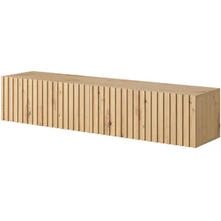 Selsey TV-Hängeboard Lowboard 138,6x30x31,6 cm Eiche Artisan Matt