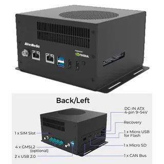 AVerMedia D315AOB-64G BoxPC (NVIDIA Jetson AGX Orin 64GB)