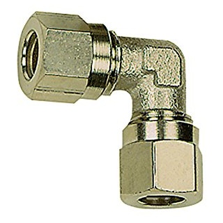 Riegler Winkel-Verschraubung, Rohr-Außen- Ø6 mm, SW 9, SW1 12, MS vern.