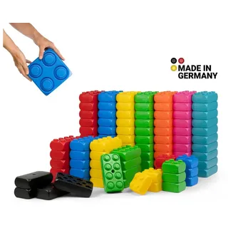 boho play® XXL Funblocks Spielbausteine, (Jumbo-Set, 106 St., für Kinder), Made in Germany