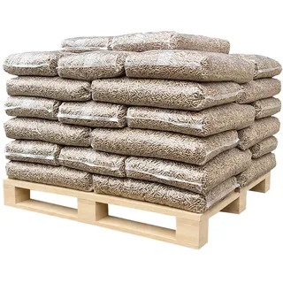 PINI Hartholz Pellets 6 mm 100% Eiche 480 kg