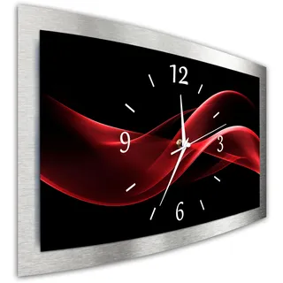 Bilder-Manufaktur bm 3D Funk Quarz Quarzwanduhr Wanduhr Funkwanduhr Funkwanduhren Funkuhr Funkuhren kein Ticken lautlos geräuschlos leise modern ohne Tickgeräusche Gross XXL MF4-3D-10393a-funk