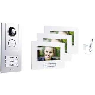 m-e Vistus Video-Türsprechanlage VD-ALU-6730 S silber 41438