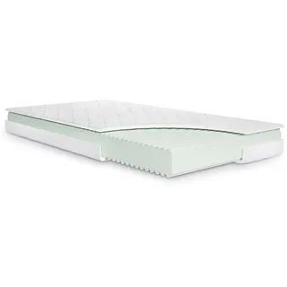 Julius Zöllner Matratze Soft Junior – Hochwertige Juniormatratze, Premium Komfortschaum mit Wellenprofil, OEKO-TEX Standard 100, Made in Germany, Größe 120x200cm