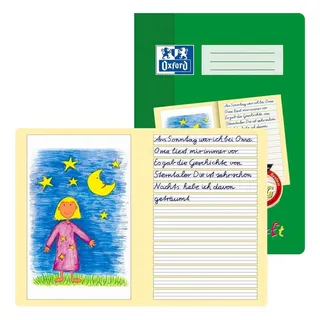 Oxford Geschichtenheft A4 Lineatur 2G 16 Blatt