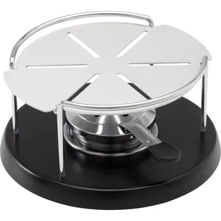 Kuhn Rikon Wärmeverteilplatte, Rechaud, Schwarz, Silber