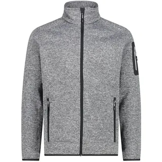 CMP Herren Fleece Jacket ice-titanio-nero (31ZH) 52 - Fleecejacke, Größe in Weiß 31