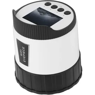 Denash WiFi-Teleskopkamera-Okular, 2K 16MP HD-Video, Kabelloses Digitales Okular mit 2-Zoll-Bildschirm und 2000-mAh-, für 36 Bis 73 Mm Monokulare Binokulare Astronomische Teleskope