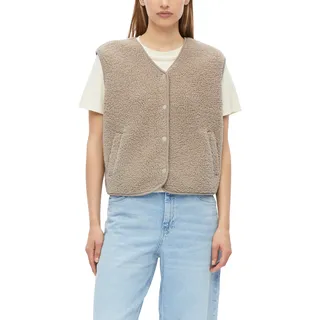 s.Oliver Teddy-Weste Relaxed Fit Braun 42