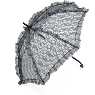 Bristol Novelty BA912 Parasol mit Spitze, Schwarz