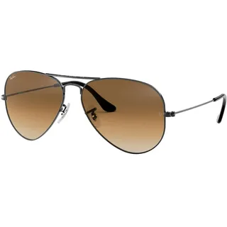 Ray Ban Aviator Large Metal RB3025 004/51 58-14 gunmetal/light brown gradient