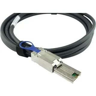 BlueOptics CBL-SAST-0547-BL InfiniBand-Kabel 0,5 m MiniSAS (SFF-8088) Schwarz Silber