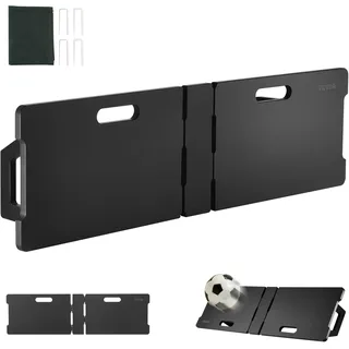 Vevor Fußball Rebound Board faltbar, tragbares Prellwand 115 x 330 cm, HDPE Rebounder Ausrüstung mit 2 Rückprallwinkeln, Trainingsbrett Rebounder Kicker für Fußballtraining