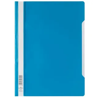 Durable 10 DURABLE Schnellhefter Kunststoff hellblau DIN A4