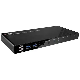 Lindy KVM-Umschalter HDMI Maus, Tastatur 4096 x 2160 Pixel