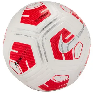 Nike Strike Team Fußball White/Bright Crimson/Silber 5