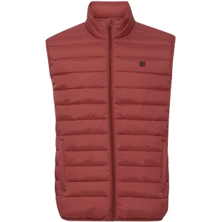 !Solid Steppweste SOLID "Steppweste SDSörenson", Herren, Gr. M, rot (brick rot), Obermaterial: 100% Nylon NY., Westen Steppweste