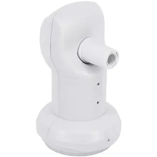 Premium X Single LNB - 1Fach - für 1 Teilnehmer - 4K Full HD - mit Wetterschutz und LTE Filter für Satellitenschüssel Digital TV Fernseher SAT Receiver - Weiß