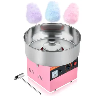 Uimoso Elektrische Zuckerwattemaschine φ38 cm Zuckerwattegerät 1kW Rosa