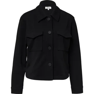 s.Oliver Strukturierte Jacke aus Interlock - schwarz 44