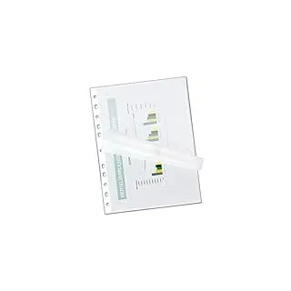 1-PACK Laminierfolien A4, mit Abheftrand, 2x 125 mic, Hochglanz, 25 Stück