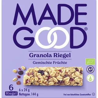 MadeGood Müsliriegel Gemischte Früchte bio (6St)