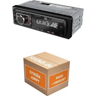 JUST SOUND best choice for caraudio Autoradio Einbaupaket JBL Celebrity 150 passend für Citroën Jumpy + RD4 + PDC | Bluetooth USB