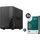 Leergehäuse + 2x Plus 3.5'' SATA 6 Gb/s Festplatte 4 TB