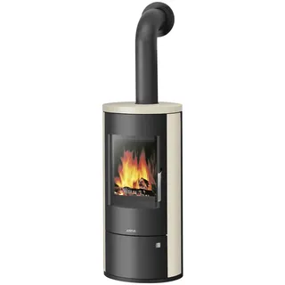 Kalkstein creme/Korpus Stahl schwarz