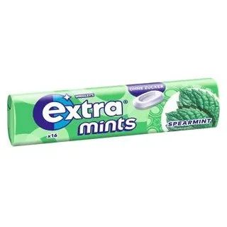 Extra Mints Spearmint, zuckerfrei, in Rolle, 28g