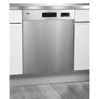 Beko BDUN15O30X Einbau-Geschirrspüler (unterbaufähig, 598 mm breit, Edelstahl)