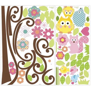 HCM Wandtattoos Happi Riesenbaum 101,6x68,6cm/101,6x45,7cm
