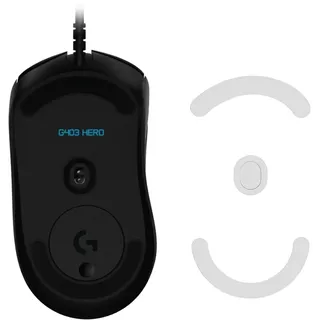 kwmobile Mouse Feet Sticker kompatibel mit Logitech G403 / G603 / G703 Ersatz Glider - Mausfüße passgenau - Maus Glides in Weiß