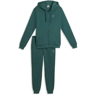 Puma Essentials Elevated Herren Jogginganzug, grün - S
