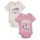 2pcs Set INF Kinder Overall rosa Gr