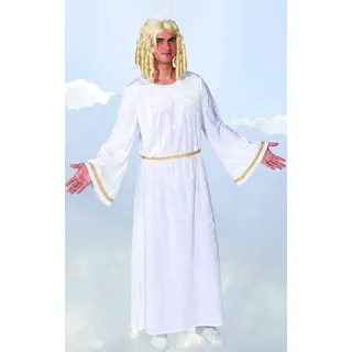 Panelize Engelkleid Engelskleid für Herren + Heiligenschein Weihnachten Weihnachtsfeier Junggesellenabschied (58/60)